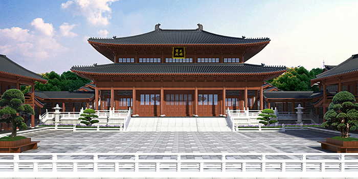 傳統(tǒng)工藝與現(xiàn)代技術(shù)的完美融合——佛教寺廟古建筑設(shè)計(jì)